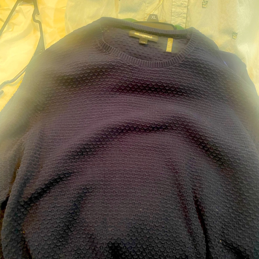 Men’s black sweater by lagerfeld